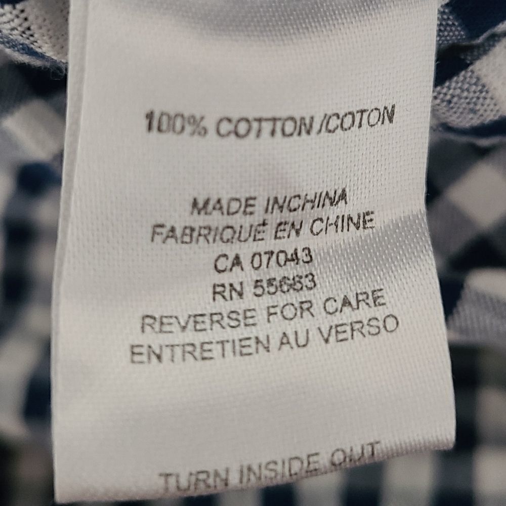 Kenar Blue & White Gingham Wide Leg Capri Jumpsuit M - Picture 10 of 11